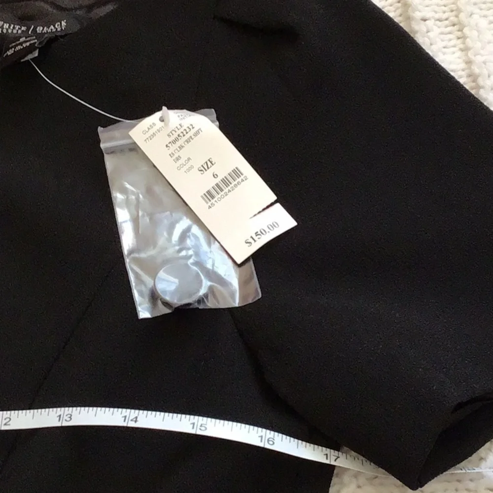 WHBM Colorblock Crepe Shift Dress - Picture 5 of 7